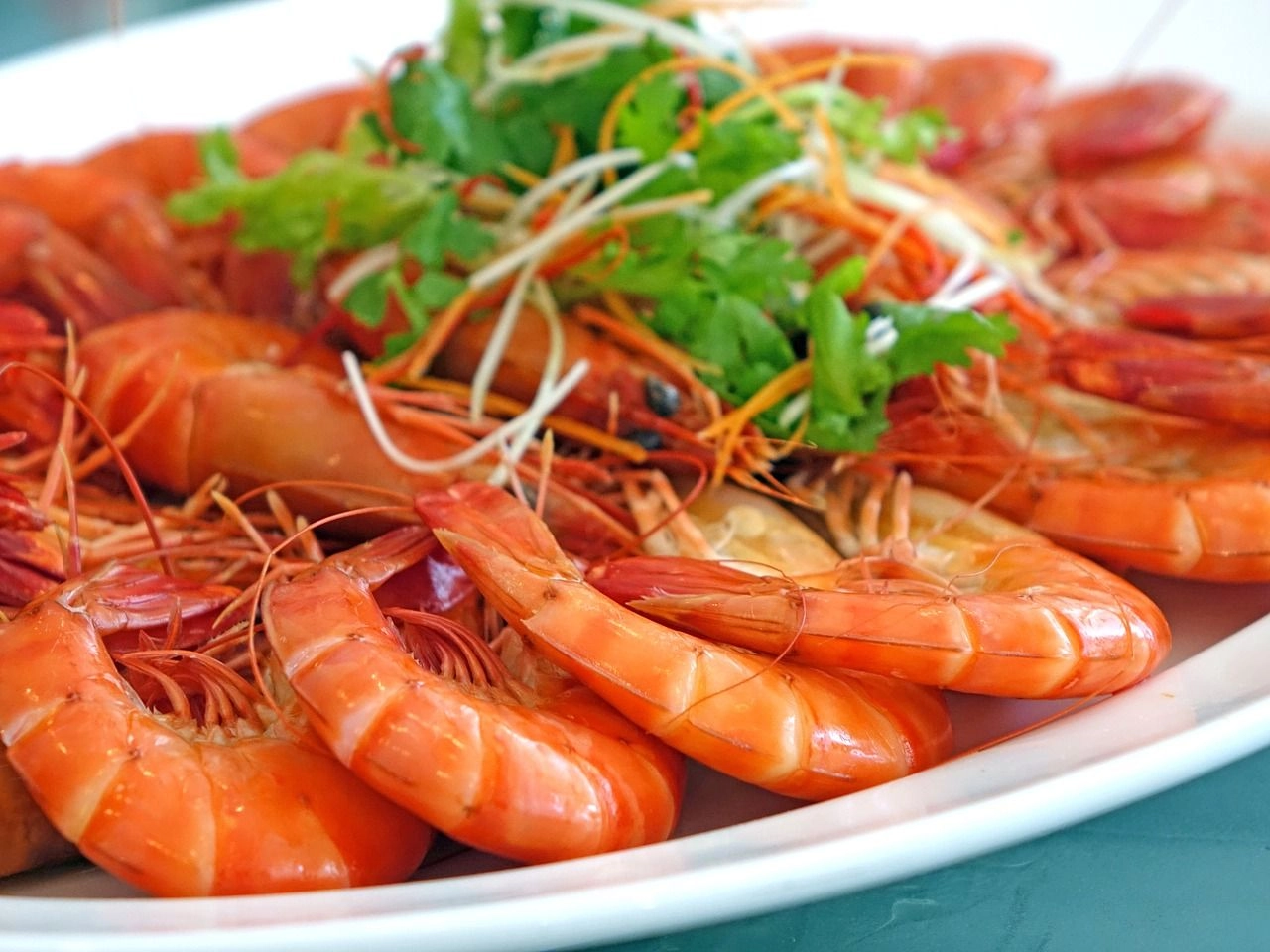 Crevettes bonnes pour la santé
